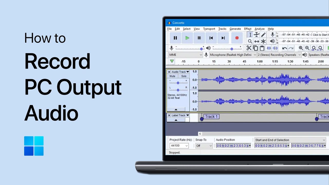 How to Record Your PC’s Output Audio with Audacity
